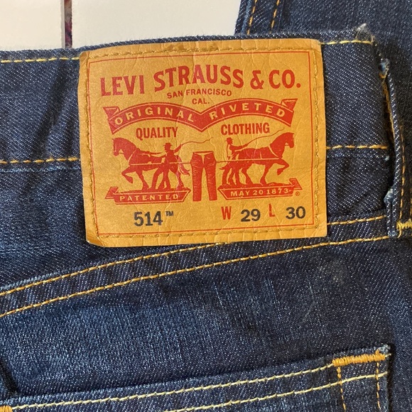 Levi’s 514 straight jeans, 29 x 30, new, no tags - Picture 5 of 6